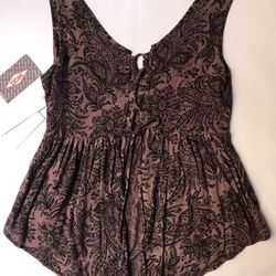 NEW!! O'Neill Fennel Tunic Top - XS - NWT