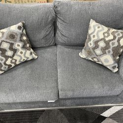 GRAY LOVESEAT