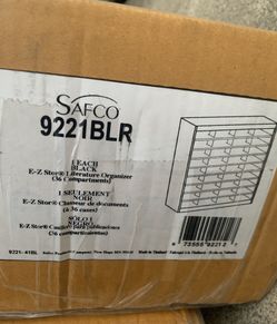 Safco E-Z Store 36 Compartment Literature Organizer NIB