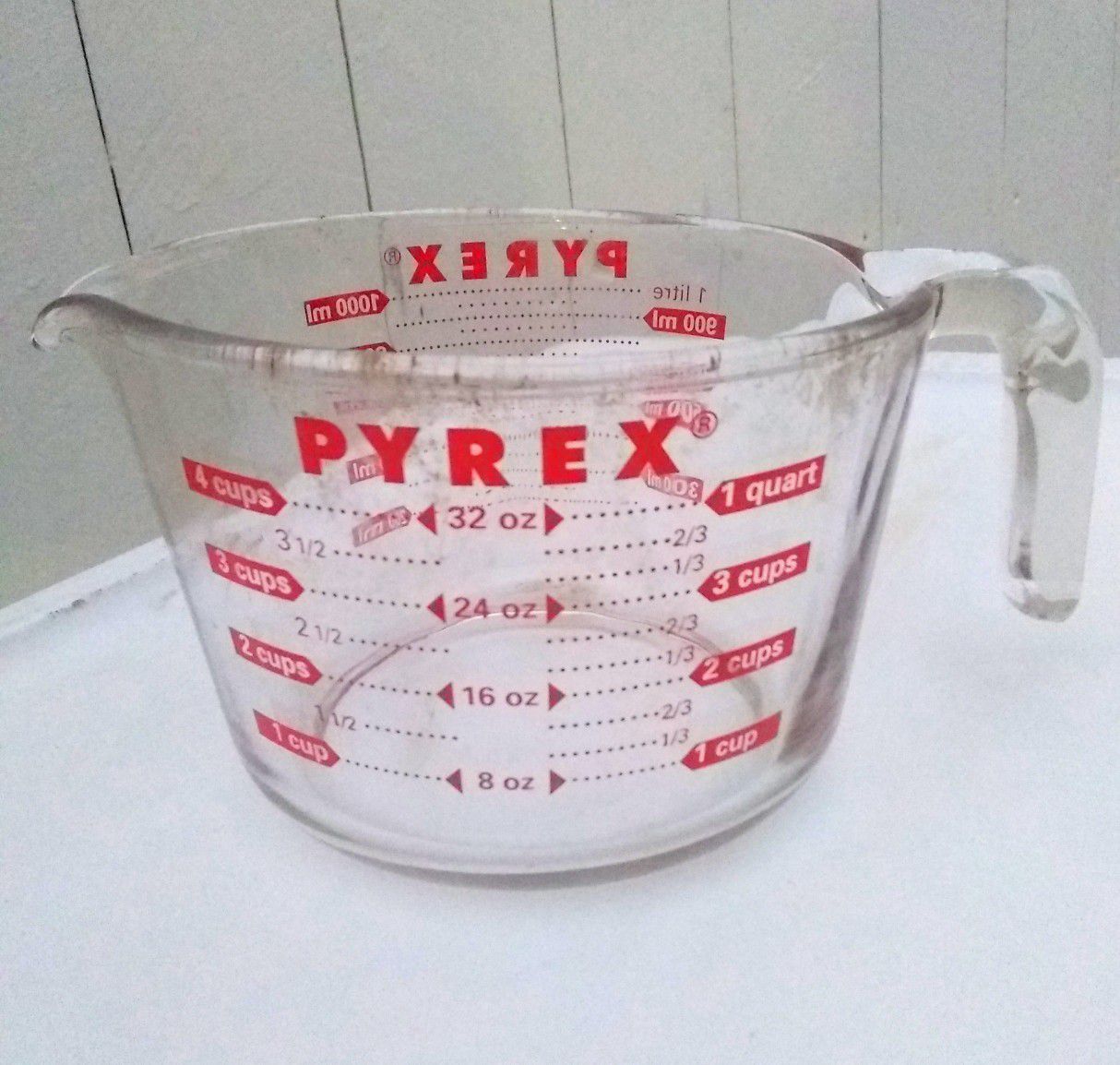 Pyrex Measuring Cup Large Glass 4 Cup