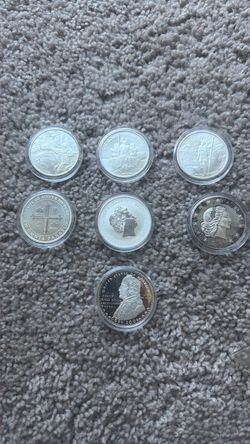 Silver collection coins
