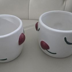 Pair Of Cherry Mugs