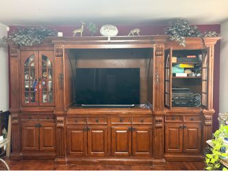 Wall entertainment center