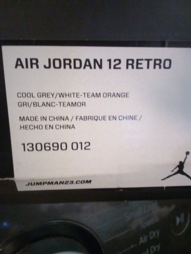 Pair Of Air Jordan 12 Retro's 