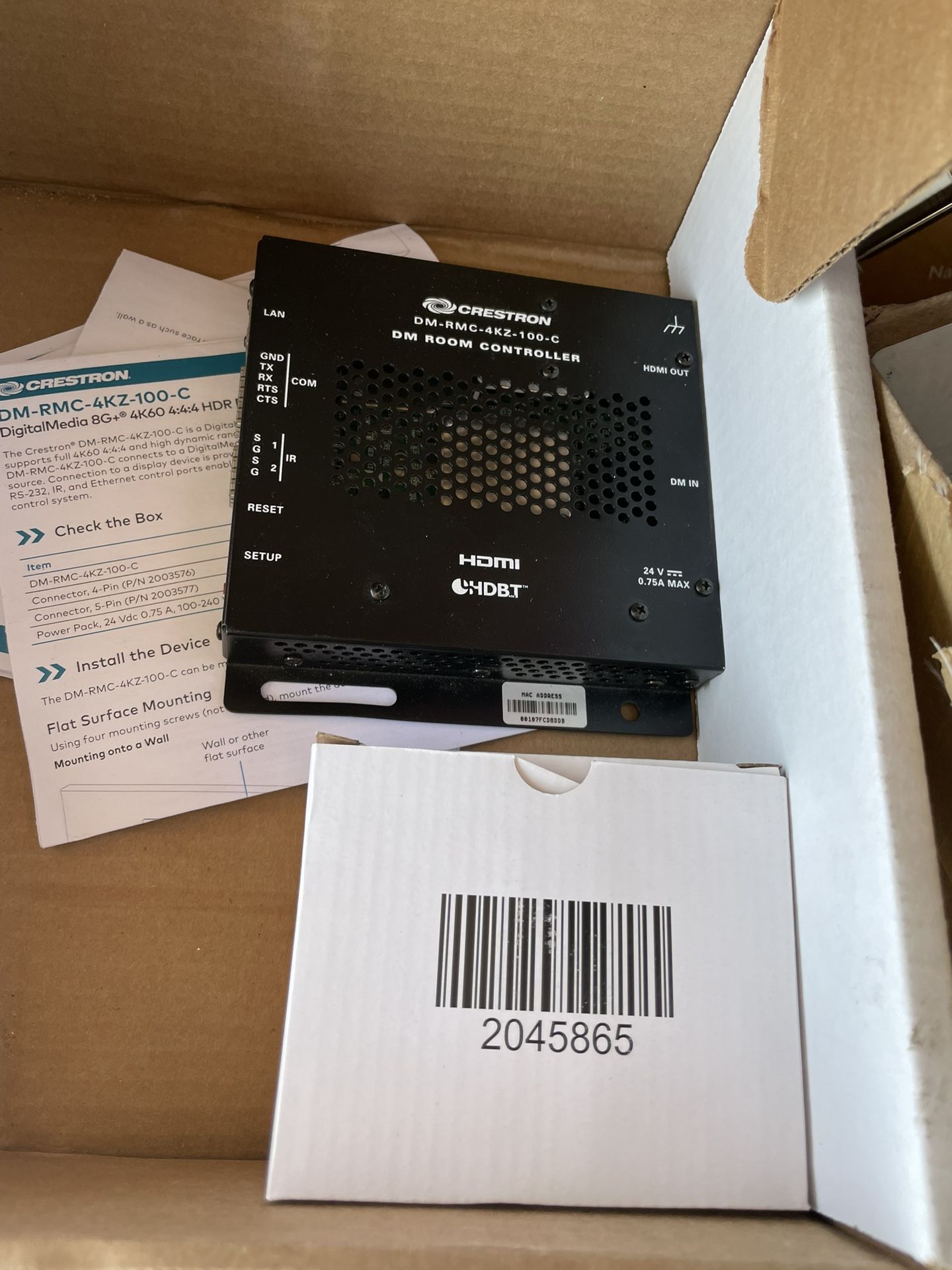 Crestron DM-RMC-4K-100-C Digital Media Room Controller