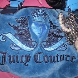 RAREEE COLOR TURQUOISE BLUE,rare Shape/style ROYAL COLLECTION VINTAGE Y2K JUICY COUTURE BAG