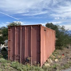 Two 8x20 Ft, 9ft Sealing Storage Containers 