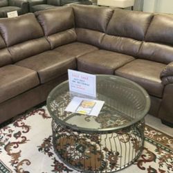Brown Micro-fiber sofa and loveseat $10 down leasing