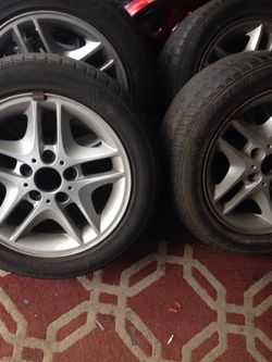 4 BMW 16" wheels