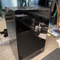 Silverstone Technology Mini-ITX Computer Case with Tempered Glass Vertical Design LD03