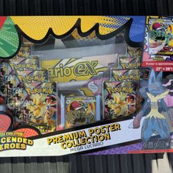 Pokemon Ascended Heroes Premium Poster Collection Mega Lucario