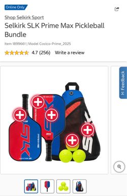 Selkirk pickleball paddle set