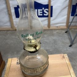 Rolling Rock Beer Oil Lamp