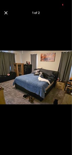 King Size Upholstered Bed Frame