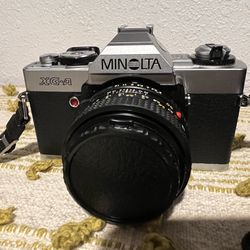  Minolta XG-A w/Lens & Accessories