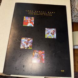 Senior Bowl Football Program Jan 16, 1993 44rd Autographs Miles Givens McGee +++