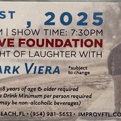 🎤 Comedy Fundraiser Tickets – Mark Viera LIVE! Only $20 Donation 🎭