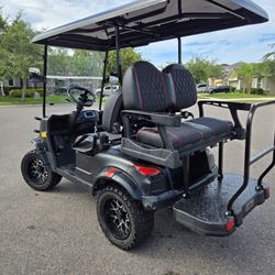 Coleman 4-Seater Electric Golf Cart – Custom Seats, Street-Ready!