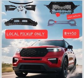 ➿️ Fit 2020-2023 Ford Explorer ST Front Bumper Kit W/Grille & LED Fog Lights #4450