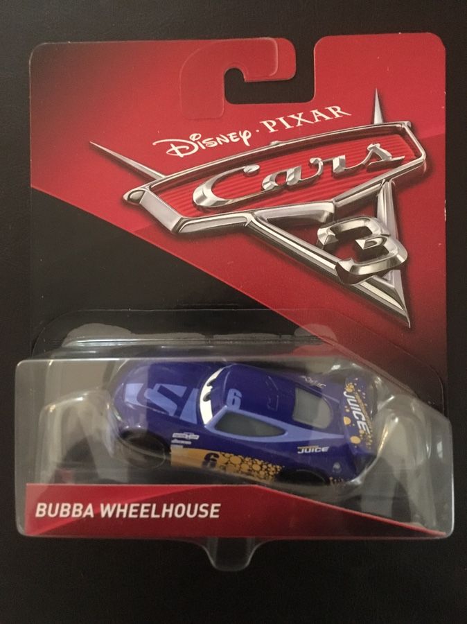 Disney Pixar Cars 3 Bubba Wheelhouse #6 Transberry Juice Race Car