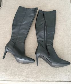 French Connection | daria high knee black boots
