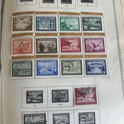 Germany 🇩🇪 Deutsche Race Posted Stamp Collection 14 Stamps Issued 1939 To 1941