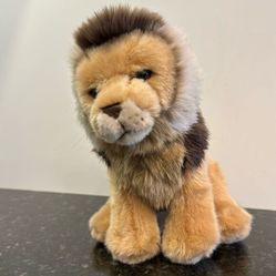 Vintage 1986 bon ton toys plush lion WWF stuffed animal. Size 8” 