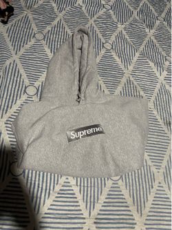 Grey Supreme hoodie size (L or XL)and black essential hoodie size (M)