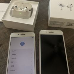 Apple iPhone 7plus And AirPods