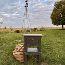 Rustic- Farm Kitchen Island, Coffee Bar, Accent Table With Drawer 
