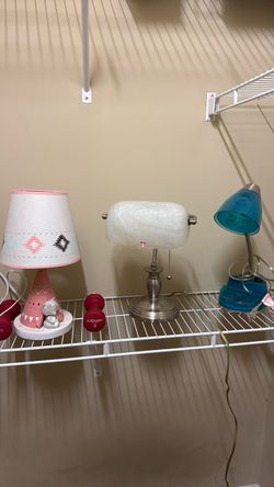Banker's Desk Lamp with Glass Shade