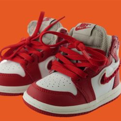 Nike Air Jordan 1 Retro High OG Varsity Red White Toddler Shoes TD 5C CU0450-061