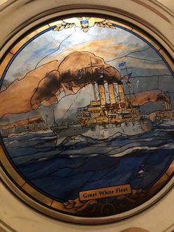 1988 Stained Glass Plate