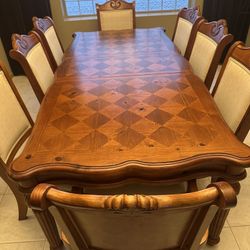 Formal Dining Room Table 6 Chairs