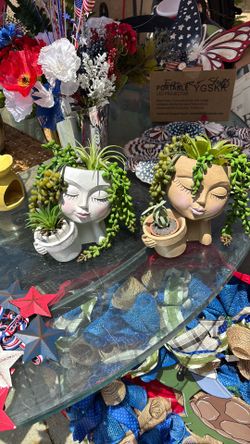 Face head planter