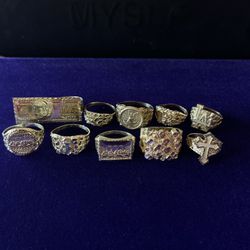 14K & 10K Solid Gold Men’s Rings – Authentic & Real