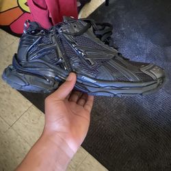 All Black Balenciaga Runners 