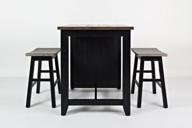 Madison County Vintage Black 3pc Counter Set