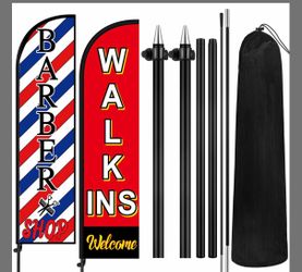 💈 BARBER POLE FLAG 10ft (2) 4075 S 32nd St, Phoenix, AZ 85040