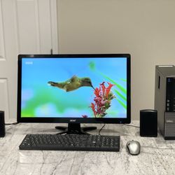 Desktop PC Complete Setup With Monitor 