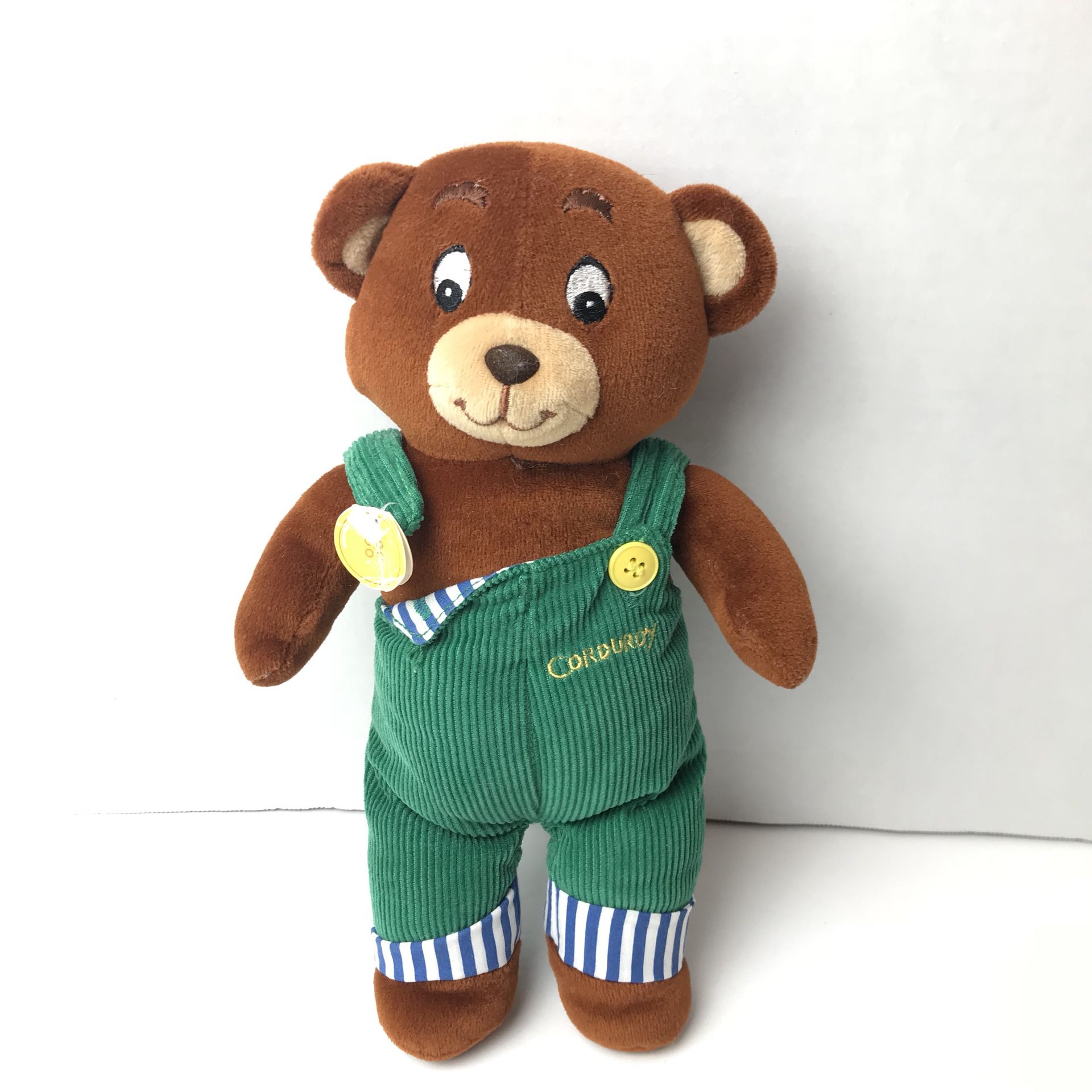 Vintage 1997 Corduroy Bear Plush Teddy Stuffed Animal