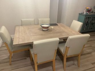 Dinner table set