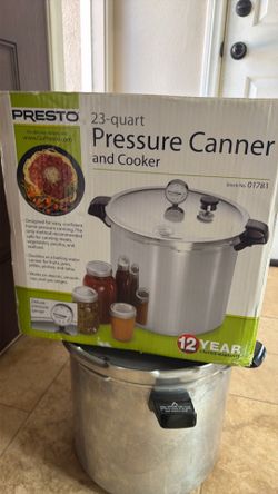 Presto 01781 Pressure Canner and Cooker, 23 qt, Silver