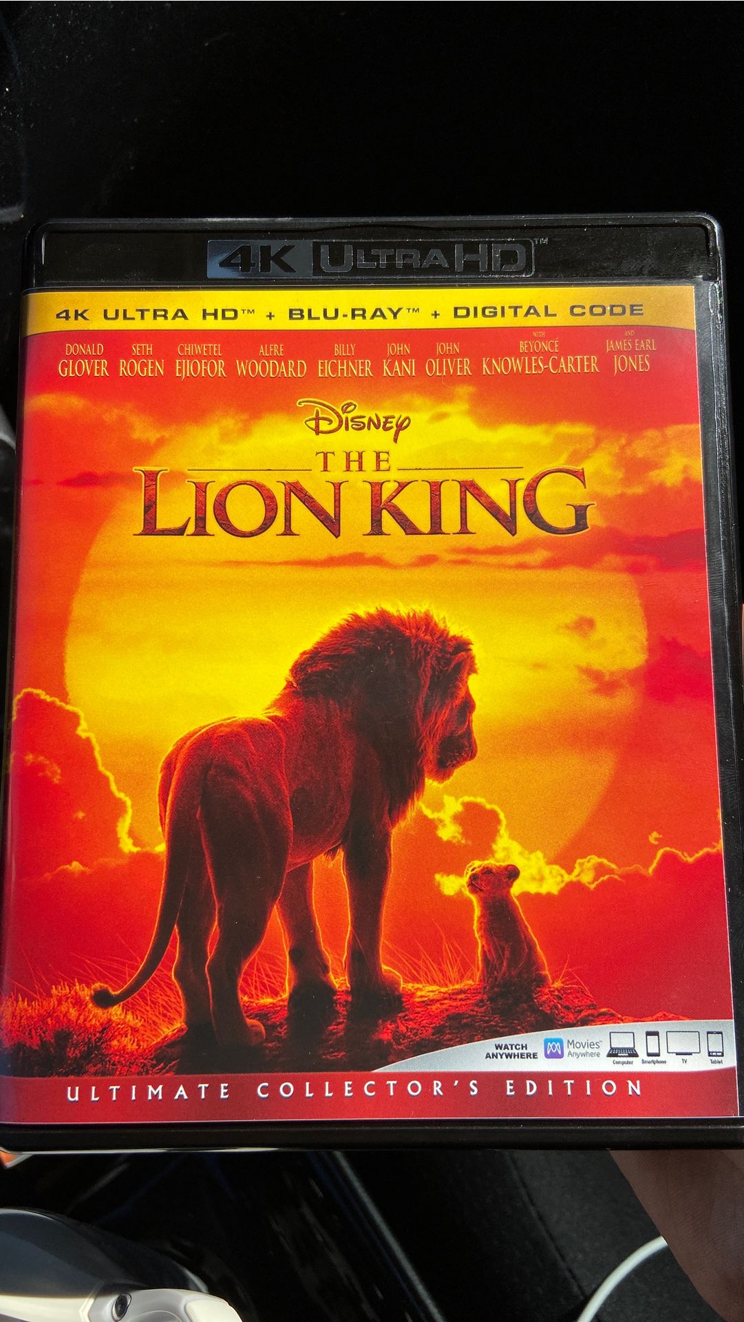 Disney’s THE LION KING BLU RAY DISC