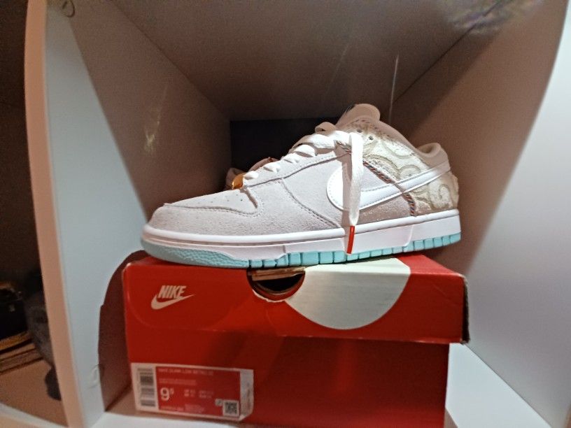 Dunk Low Barber Set White