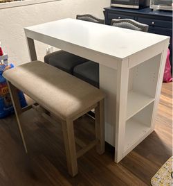 Dining Table w/ 2 chairs & 1 bench
