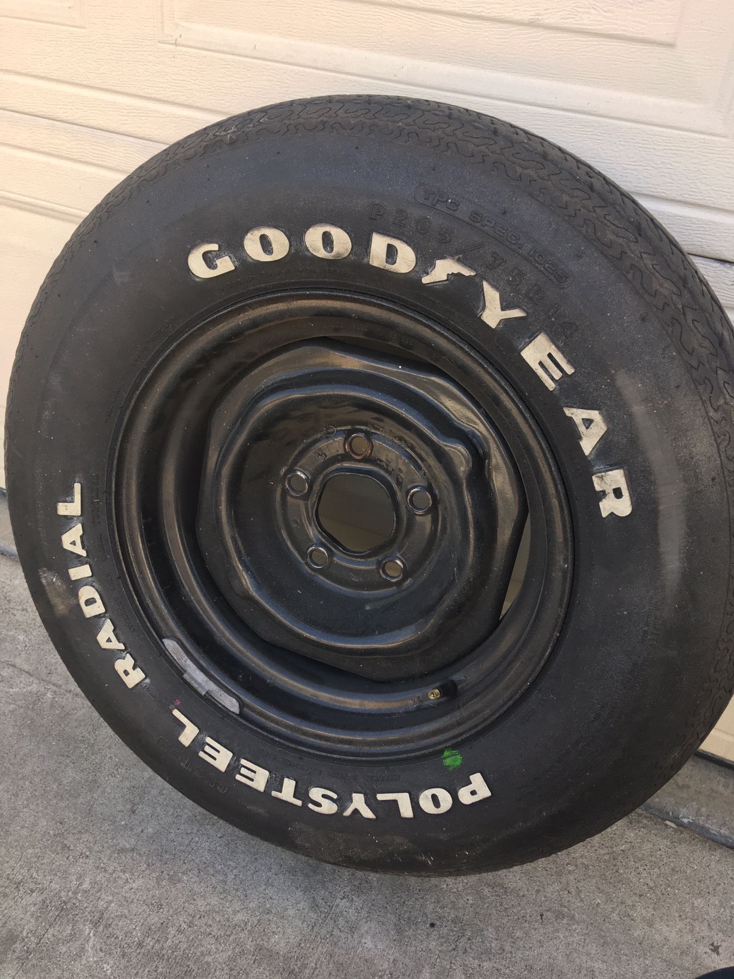 good year poly steel radial spare tire P205/75r 14 for Sale in Whittier
