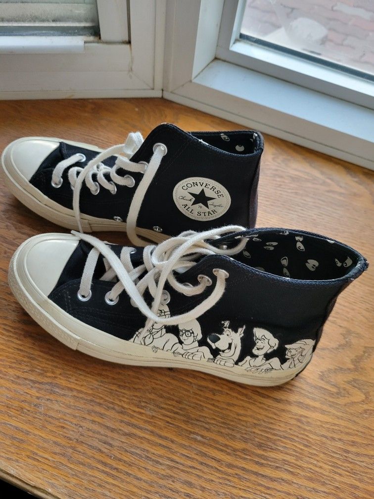 High Top Converse Scooby Doo Black Carousell Sepatu Converse