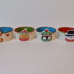 Temptations Winter Whimsy 8oz Bowls NEVER USED set Of 4 