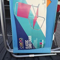 New 2x COPA Always Fun In The Sun Classic Beach Sand Chairs